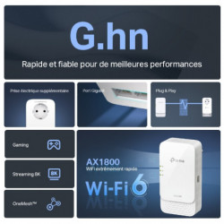 tplink Kit CPL G.hn 2400 WiFi 6 AX1800 - Vue 2