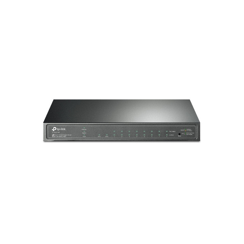 Omada Smart Switch 10 ports Gigabit avec 8 ports PoE+ - Vue 1