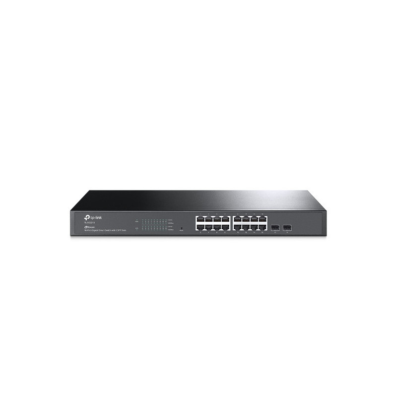 Omada Smart Switch JetStream 16 ports Gigabit Smart avec 2 slots SFP - Vue 1