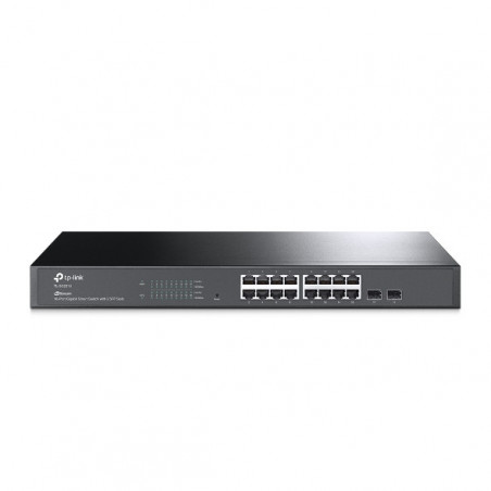 Omada Smart Switch JetStream 16 ports Gigabit Smart avec 2 slots SFP - Vue 1