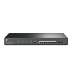 Omada Switch administrable Niveau L2+ JetStream 8 ports PoE+ 2.5G et 2 ports SFP+ 10G - Vue 1