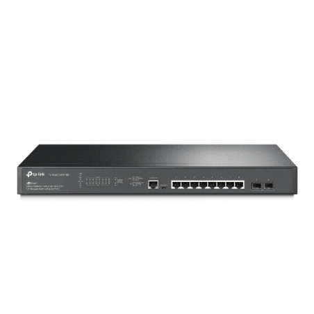 Omada Switch administrable Niveau L2+ JetStream 8 ports PoE+ 2.5G et 2 ports SFP+ 10G - Vue 1