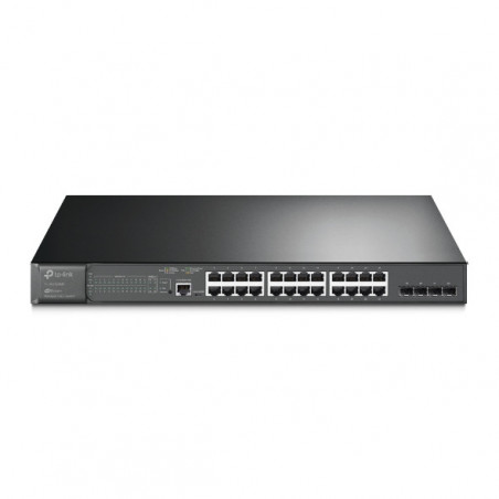 Omada Switch JetStream administrable 28 ports Gigabit L2 avec 24 ports PoE+ - Vue 1