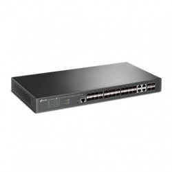 Omada Switch administrable JetStream 24 ports SFP L2+ avec 4 emplacements SFP+ 10GE - Vue 2