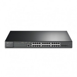 Omada Switch administrable JetStream 24 ports PoE+ Gigabit et 4 ports 10GE SFP+ L2+ - Vue 1