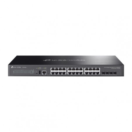 Omada Switch Omada Gigabit 24 ports L3 rackable avec 4 emplacements 10G - Vue 1