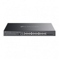 Omada Switch Gigabit Omada 24 ports PoE++ rackable administrable L3 avec 4 emplacements 10G - Vue 1