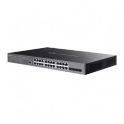 Omada Switch Gigabit Omada 24 ports PoE++ rackable administrable L3 avec 4 emplacements 10G - Vue 3