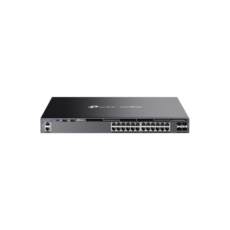Omada Switch administrable L3 Omada 24 ports Gigabit stackable avec 4x slots 10G - Vue 1