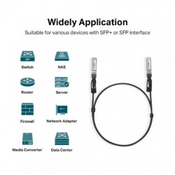 Omada Câble SFP+ 10G Direct Attach 1 mètre - Vue 4