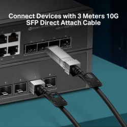 Omada Câble de connexion directe SFP+ 10G de 3 mètres - Vue 3