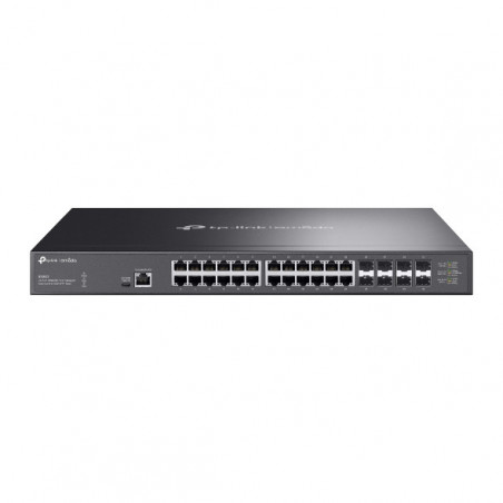 Omada Switch administrable L2+ Omada 24 ports 10GBASE- avec 8 slots SFP+ 10GE - Vue 1