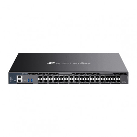 Omada Switch administrable L3 stackable Omada 26 ports 10G avec 6 emplacements 25G - Vue 1