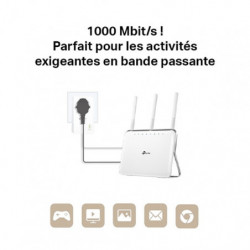 tplink KIT CPL AV1000 Gigabit avec prise gigogne (Fr) - Vue 3
