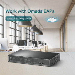 tplink Switch de bureau 8 ports 10/100 Mbps avec 4 ports PoE - Vue 5