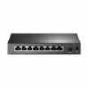tplink Switch de bureau 8 ports 10/100 Mbps - 4 ports PoE - Vue 4