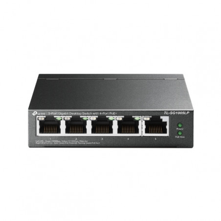 tplink Switch de bureau Gigabit à 5 ports dont 4 ports PoE+ - Vue 1