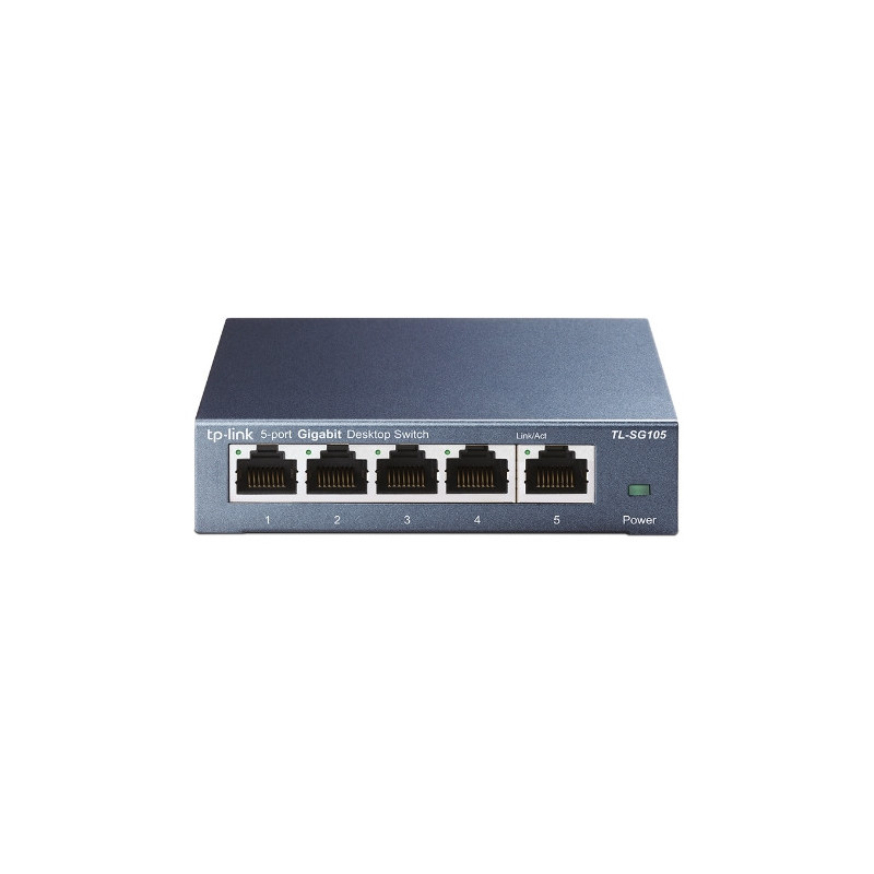 tplink Switch de bureau 5 ports Gigabit - Boîtier métal - Vue 1