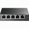 tplink Easy Smart Switch 5 ports Gigabitavec 4 ports PoE+ - Vue 2