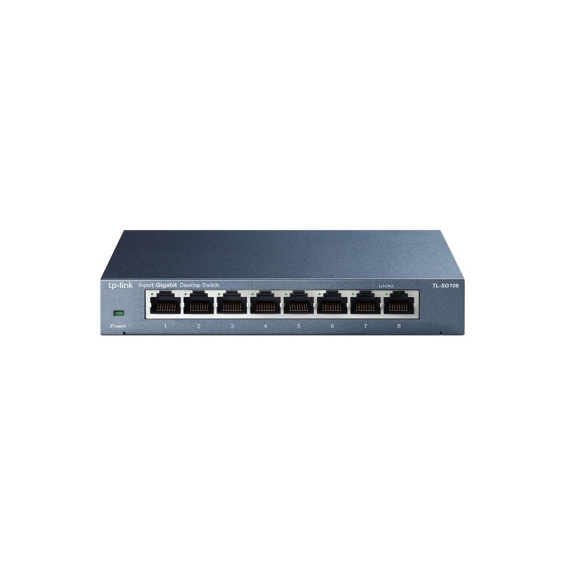 tplink Switch de bureau 8 ports Gigabit - Boîtier métal - Vue 1