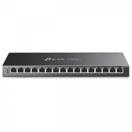 tplink Switch de bureau 16 ports Gigabit PoE+ - Vue 1