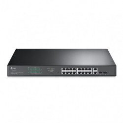 tplink Switch Easy Smart 18 ports Gigabit avec16 ports PoE+ - Vue 1