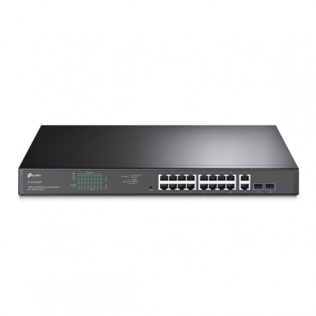 tplink Switch Easy Smart 18 ports Gigabit avec16 ports PoE+ - Vue 1