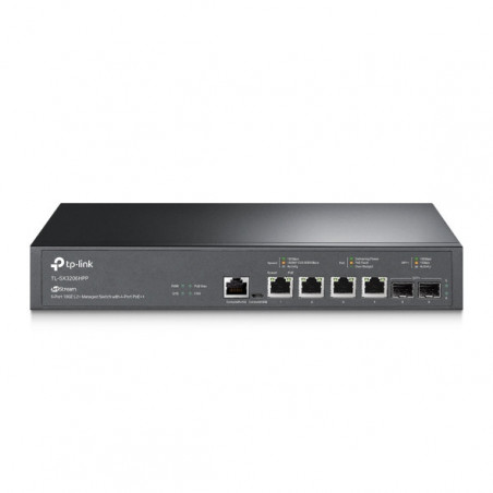 Omada Switch administrable JetStream 6 ports 10GE L2+ dont 4 ports PoE++ - Vue 1