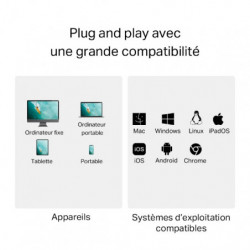 tplink Lecteur de cartes USB 3.0 Type-C vers SD et microSD 3.0 - Vue 5