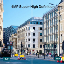 tplink Caméra réseau VIGI 4MP Outdoor IR Bullet - Vue 4