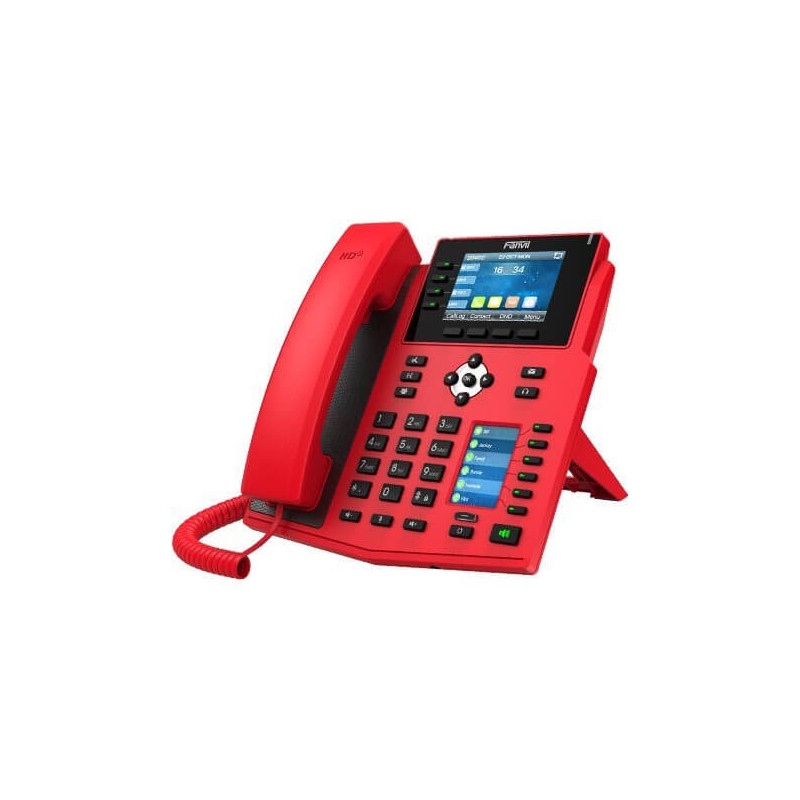 Fanvil X5U RED - Téléphone IP Filaire
