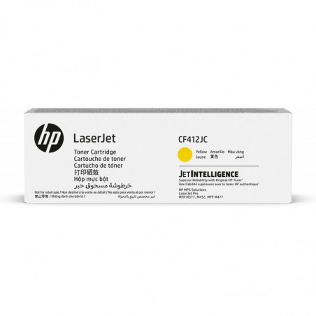 HP CF412JC Yellow Contract Original LaserJet Toner Cartridge