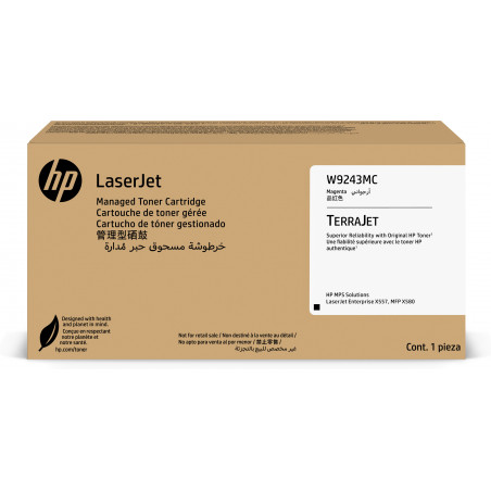 HP W9243MC Toner LaserJet authentique Managed Magenta