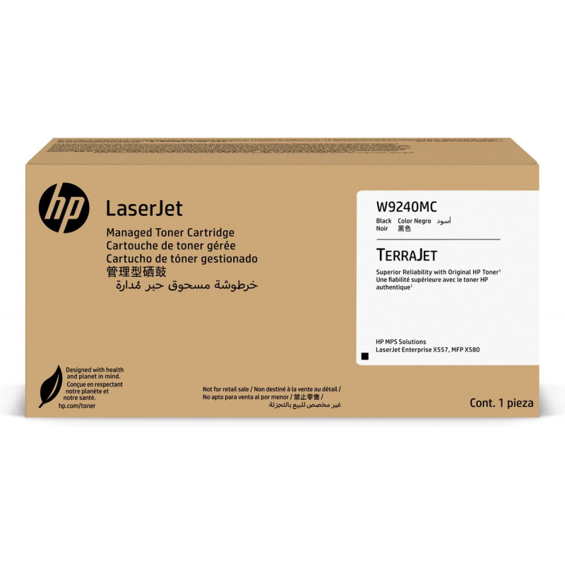 HP W9240MC Toner LaserJet authentique Managed Noir