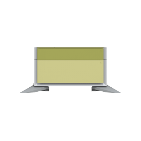 Panneau de couleur vert cosmique du socle HP