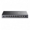 Omada Switch de bureau non administrable Omada 8 ports 10/100 Mbps + 3-Port Gigabit avec 8 ports PoE+ - Vue 2
