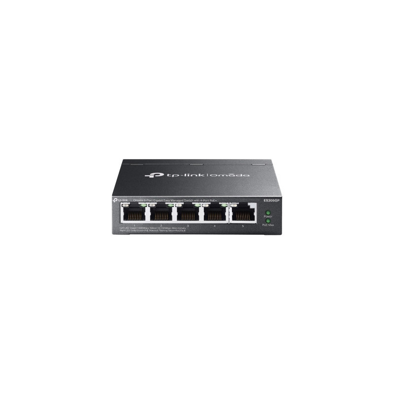 Omada Easy Switch administrable Omada 5 ports Gigabit avec 4 ports PoE+ - Vue 1