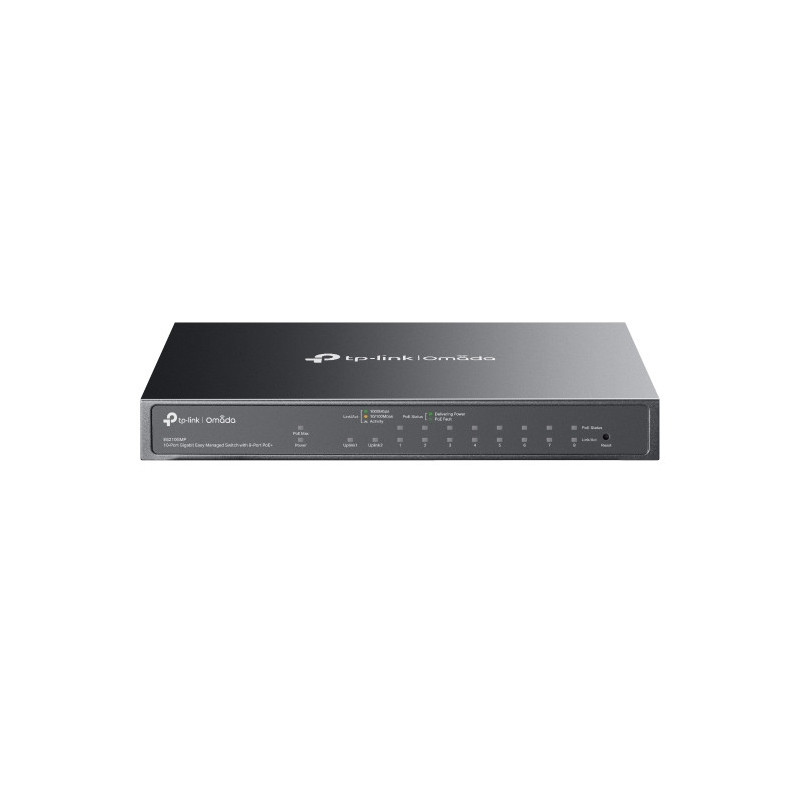Omada Switch 10 ports Gigabit Omada facile à gérer avec 8 ports PoE+ - Vue 1
