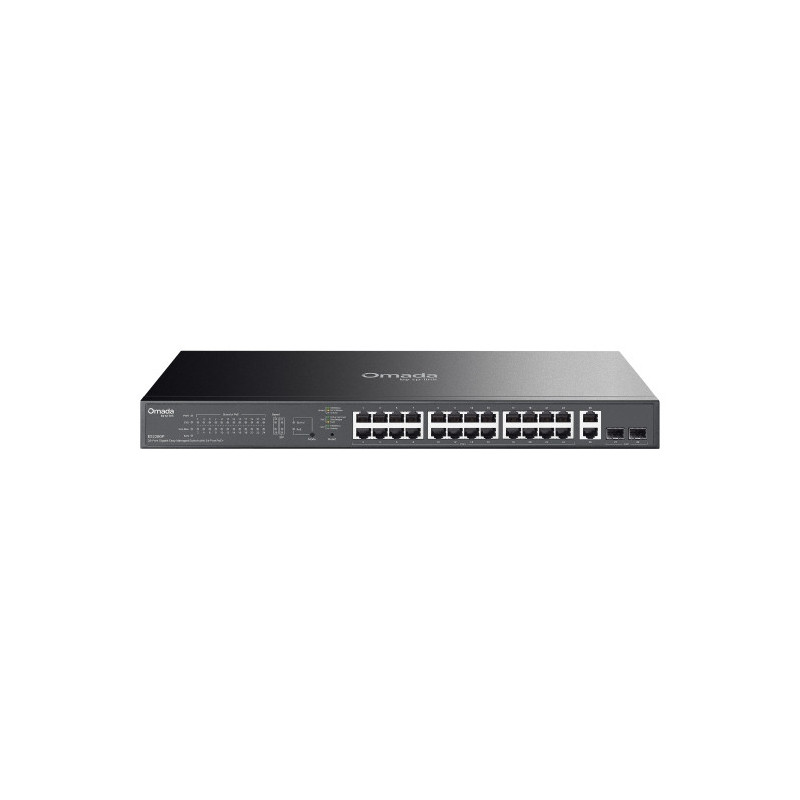 Omada Switch Gigabit facile à gérer Omada à 28 ports avec PoE+ pour 24 ports - Vue 1