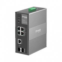 Omada Switch industriel facile à gérer Omada 6 ports Gigabit avec 3 ports PoE+ et 1 port PoE++ - Vue 1