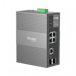 Omada Switch industriel facile à gérer Omada 6 ports Gigabit avec 3 ports PoE+ et 1 port PoE++ - Vue 3