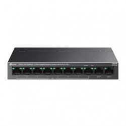 tplink Switch de bureau 8 ports 10/100Mbps + 2 ports Gigabit avec 8 ports PoE+ - Vue 1
