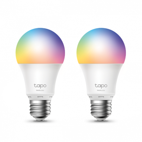 tplink Pack de 2 ampoules connectées WiFi multicolores E27 - Vue 1